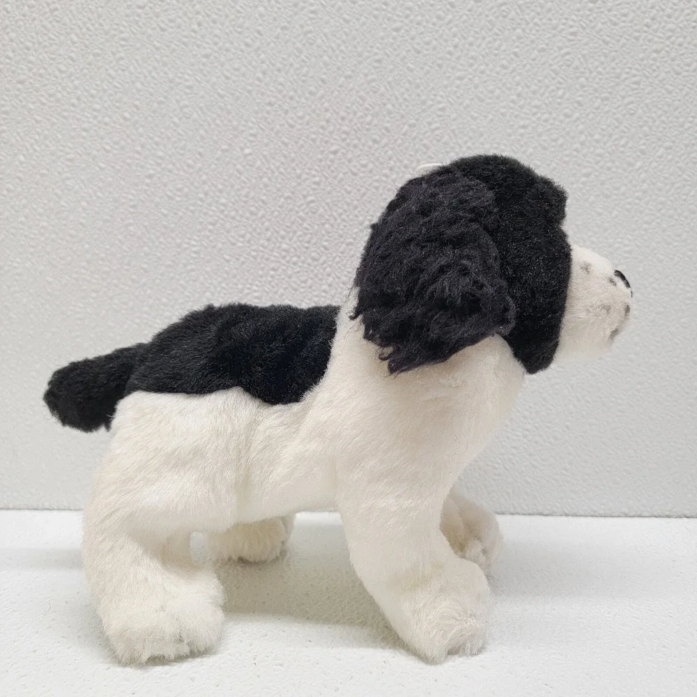 Dakin Baby Pups Brinkley Springer Spaniel White Black Puppy Dog Plush